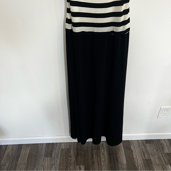 Vintage Joseph Ribkoff Couture Striped Maxi Dress - Picture 3 of 9